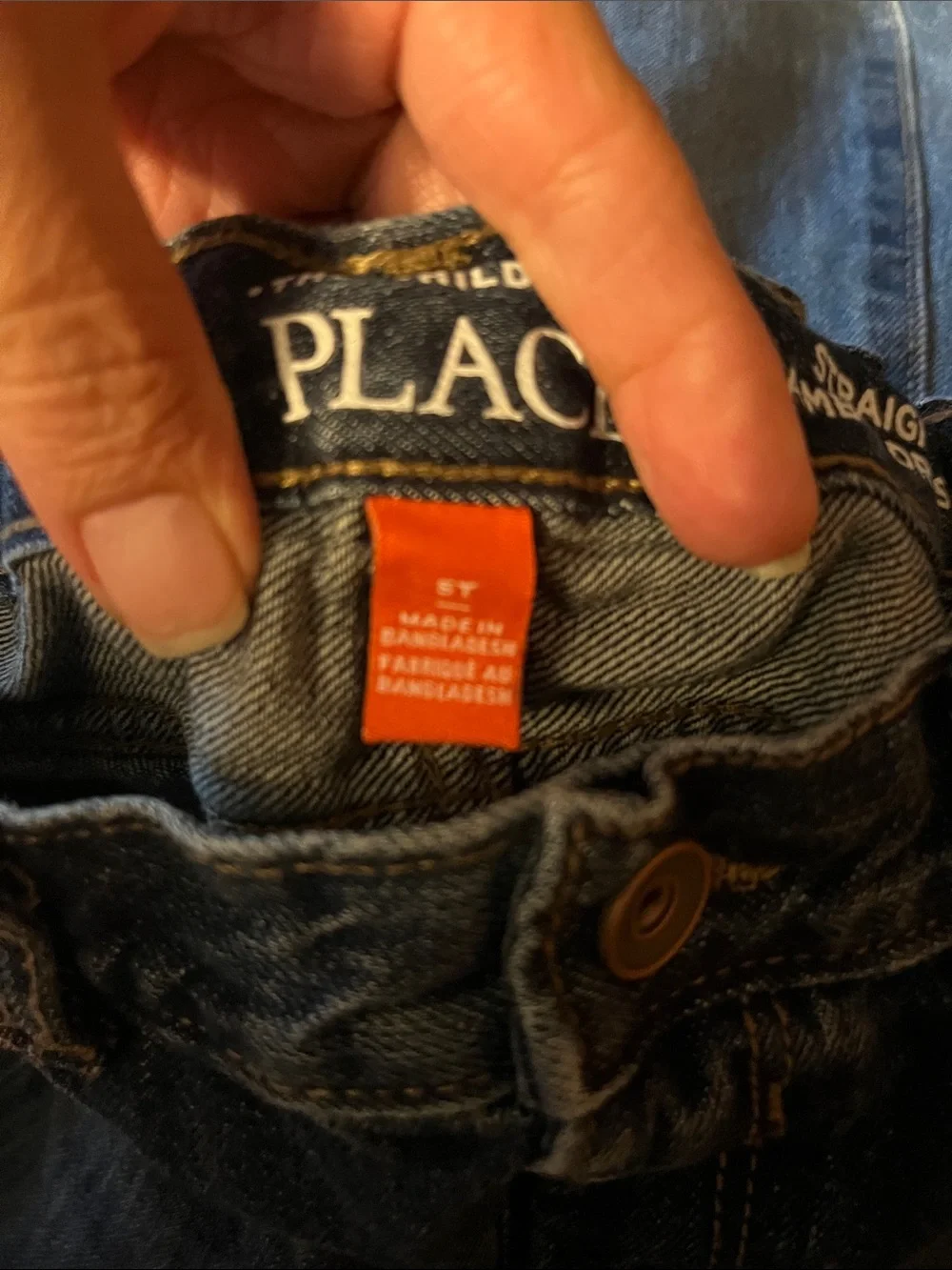 The Children’s Place Boys' Dark Blue Straight Jeans